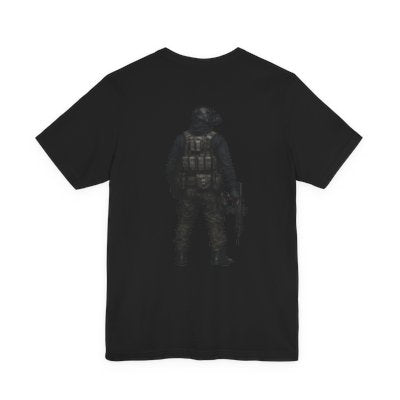 Tactical Soldier Graphic Tee – “Don't play with me.” Military Gamer Shirt